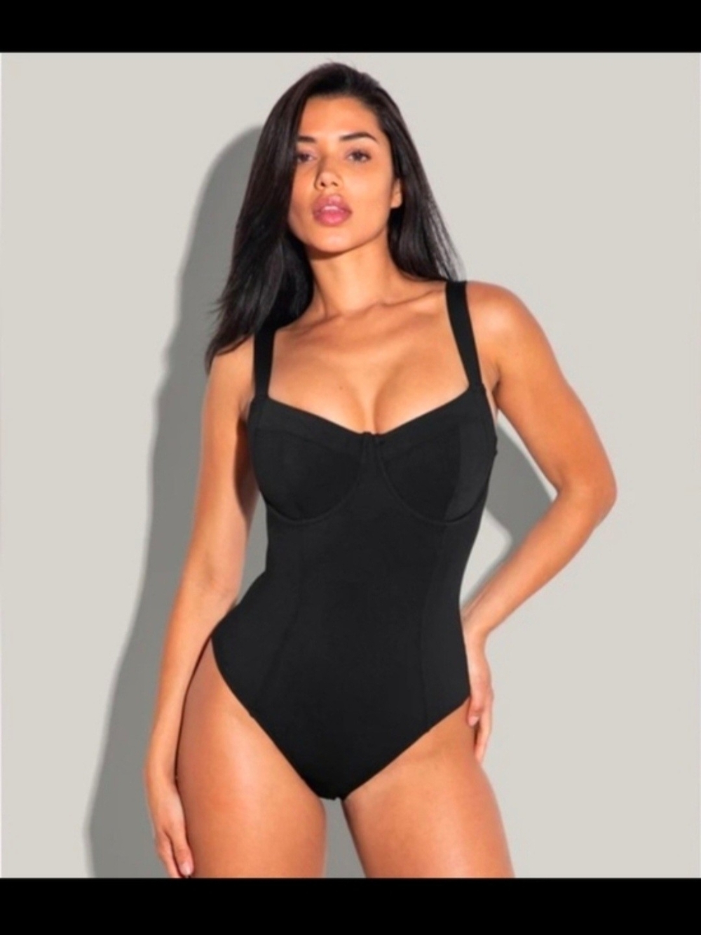 Ta3 Lace Up Lifty Shapewear Swimsuit
